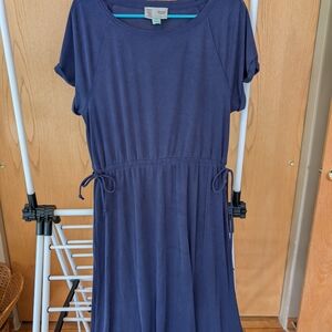 Elegant Navy Blue Women's Dress